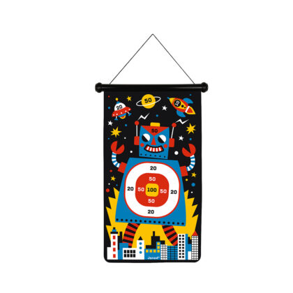 JEU DE FLECHETTES MAGNETIQUES ROBOTS
