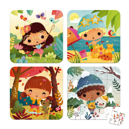 PUZZLE VALISETTE 4 SAISONS EVOLUTIFS