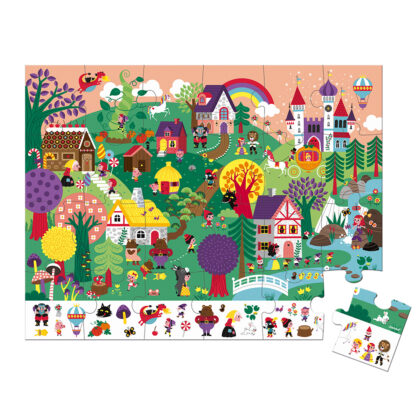 PUZZLE VALISETTE LES CONTES 24 PIECES