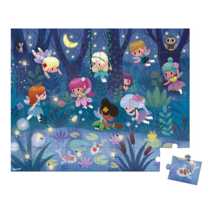 PUZZLE LES FEES ET NENUPHARS - 36 PCS