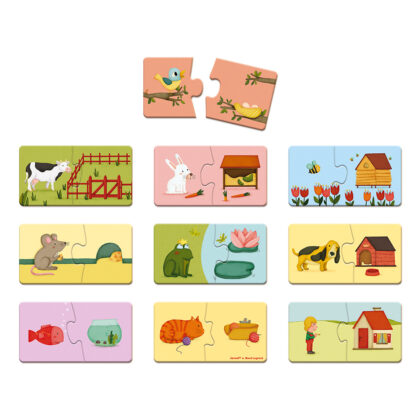 JEU D'ASSOCIATION PUZZLE DUONIMO