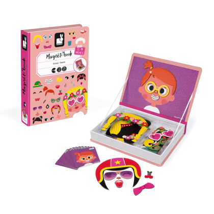 MAGNETI'BOOK CRAZY FACES FILLES