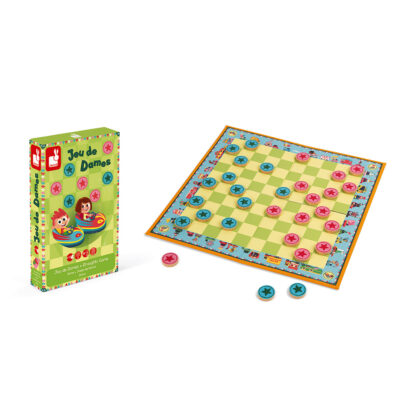 JEU DE DAMES CARROUSEL JANOD