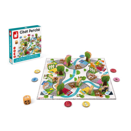 JEU DE PARCOURS - CHAT PERCHE