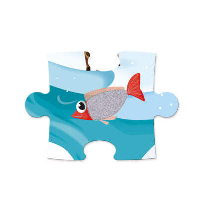 PUZZLE TACTILE LA VIE SUR LA BANQUISE