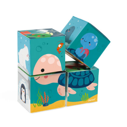 4 CUBES DE BAIN JANOD