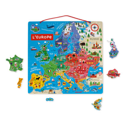 CARTE D'EUROPE MAGNETIQUE JANOD