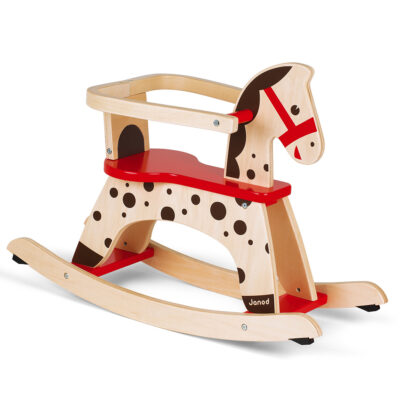 CHEVAL A BASCULE CARAMEL JANOD