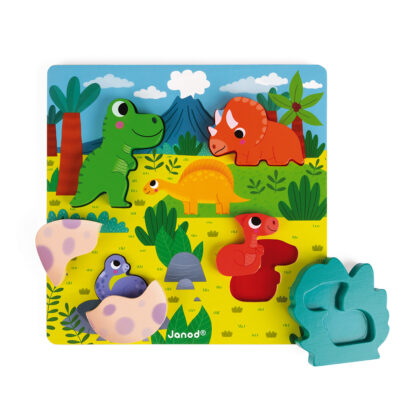 PUZZLE CACHE CACHE DINOSAURES JANOD