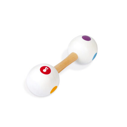HALTERES MARACAS CONFETTI