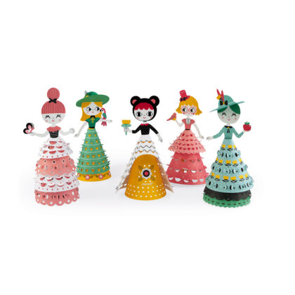 5 FIGURINES PAPER TOYS JANOD