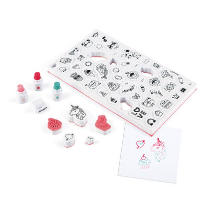 COFFRET 50 TAMPONS GIRLY STAMPINOO
