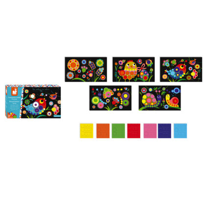 GOMMETTES RONDES PRINTEMPS JANOD