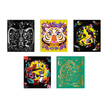 SCRATCH ART ANIMAUX DU MONDE JANOD