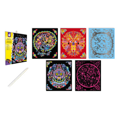 SCRATCH ART MANDALAS ANIMAUX JANOD