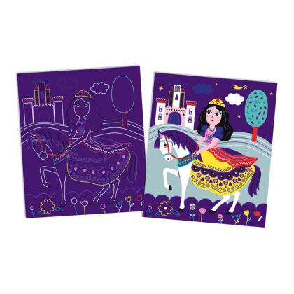 SCRATCH ART PRINCESSES JANOD
