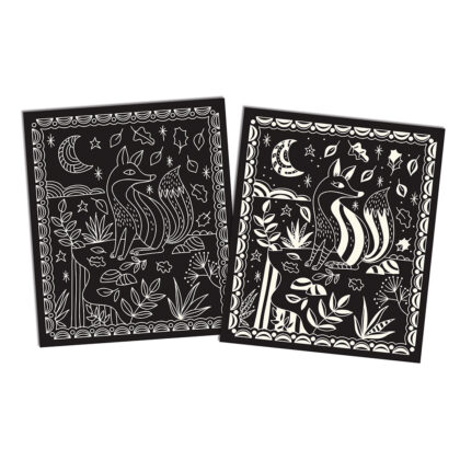 SCRATCH ART PHOSPHORESCENT