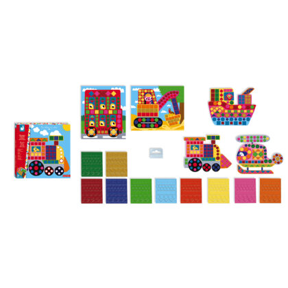 MOSAIQUES VEHICULES 5 TABLEAUX JANOD