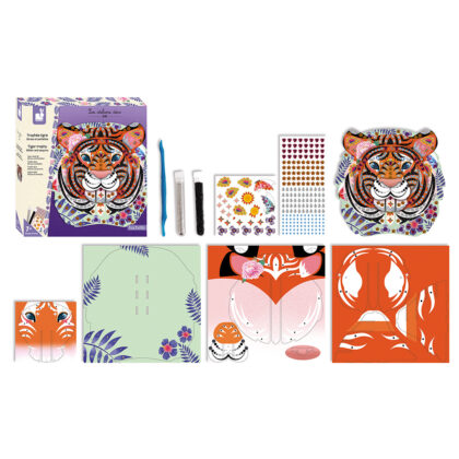 TROPHEE TIGRE STRASS ET PAILLETTES