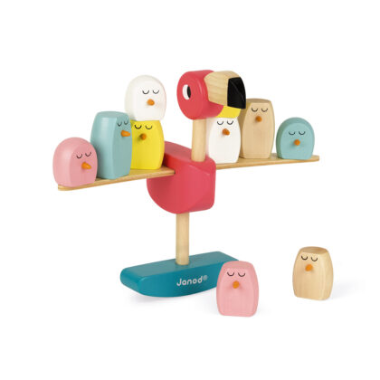 JEU D'EQUILIBRE FLAMANT ROSE ZIGOLOS