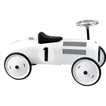 PORTEUR VINTAGE METAL BLANC POLAIRE