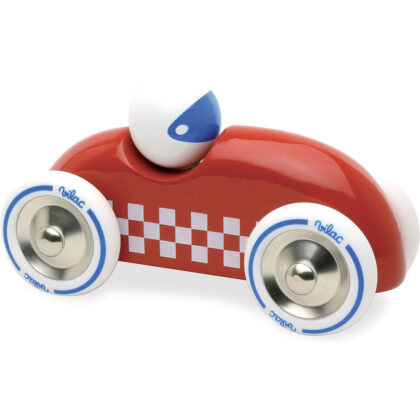 VOITURE RALLYE CHECKERS ROUGE VILAC