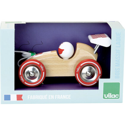 VOITURE DE COURSE EN BOIS VILAC