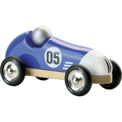 VOITURE VINTAGE SPORT BLEUE BOIS VILAC