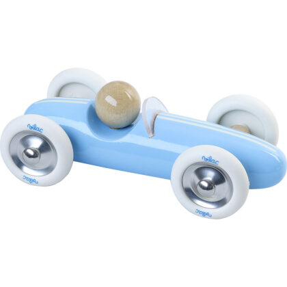 VOITURE GRAND PRIX VINTAGE BLEU VILAC
