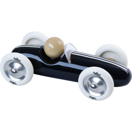 VOITURE GRAND PRIX VINTAGE NOIRE VILAC