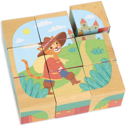 CUBES EN BOIS LES CONTES VILAC