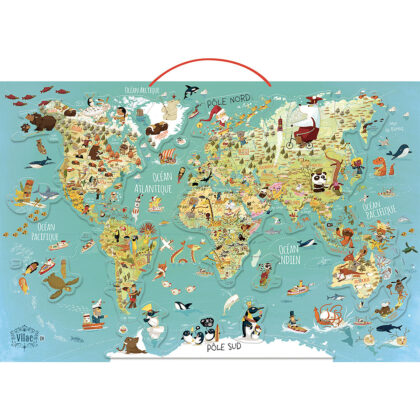 CARTE DU MONDE FANTASTIQUE MAGNETIQUE