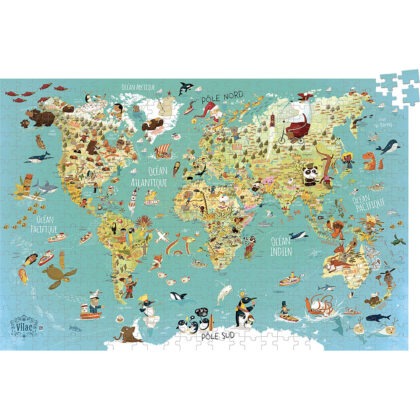 PUZZLE CARTE DU MONDE 500 PIECES VILAC
