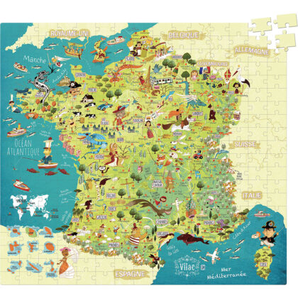 PUZZLE VILAC 300PCARTE DE FRANCE
