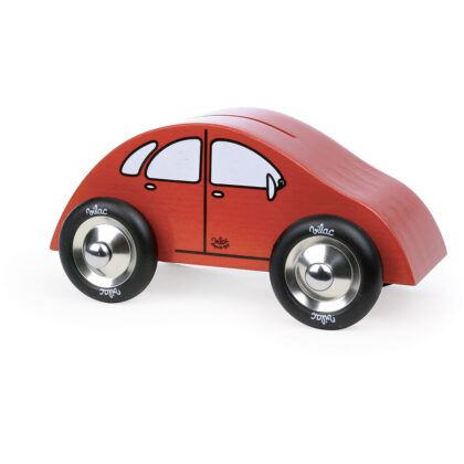 TIRELIRE VOITURE ROUGE VILAC