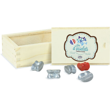 JEU D'OSSELETS EN COFFRET BOIS VILAC