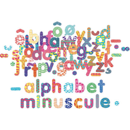 MAGNETS ALPHABET MINUSCULE EN BOIS VILAC