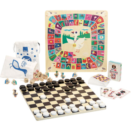 GRAND COFFRET DE JEUX EN BOIS VILAC