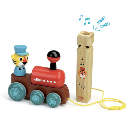 LA LOCOMOTIVE JOUET A TRAINER + SIFFLET