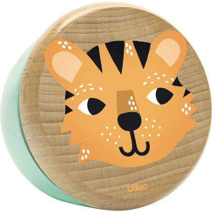 BOITE A MUSIQUE TIGRE EN BOIS VILAC