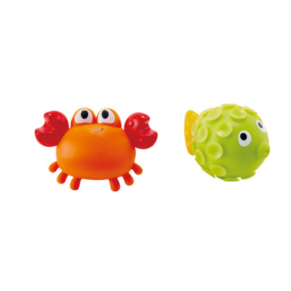 DUO CRABE ET POISSON POUR LE BAIN HAPE