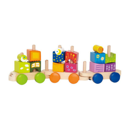 TRAIN FANTAISIE EN BOIS HAPE