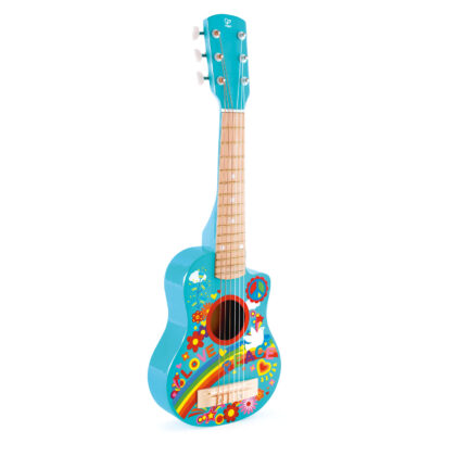 GUITARE EN BOIS FLOWER POWER HAPE