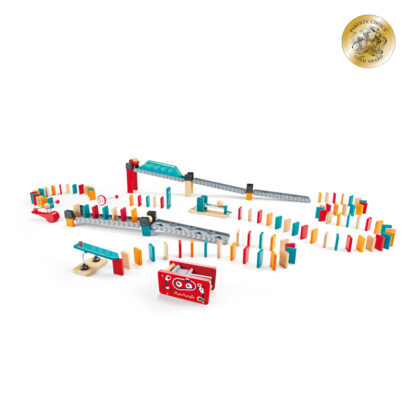 CIRCUIT DOMINOS ROBOTS EN BOIS HAPE
