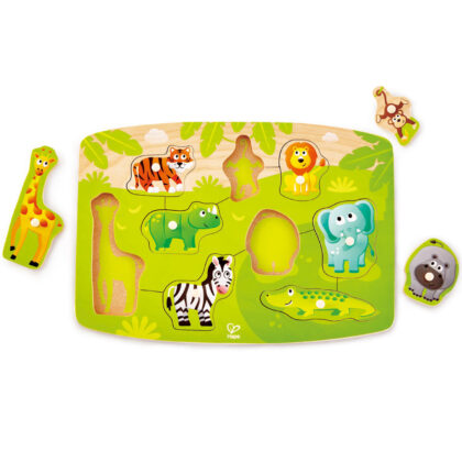 PUZZLE A BOUTONS JUNGLE HAPE
