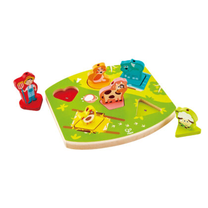 PUZZLE FERME AVEC SONS EN BOIS HAPE