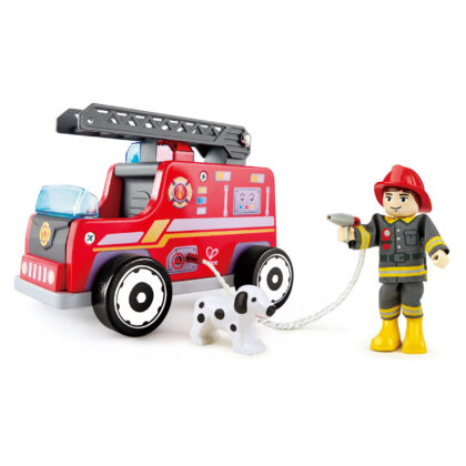 CAMION DE POMPIERS EN BOIS HAPE