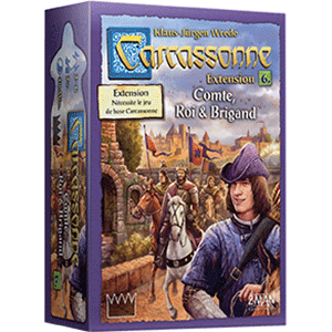CARCASSONNE EXTENSION COMTE ROI BRIGAND