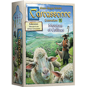 CARCASSONNE EXTENSION MOUTONS COLLINES